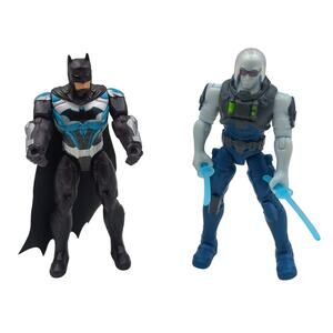 Action Figure Lot Bat-Tech Batman & Mr. Freeze 4" 2021 Spin Master DC Comics